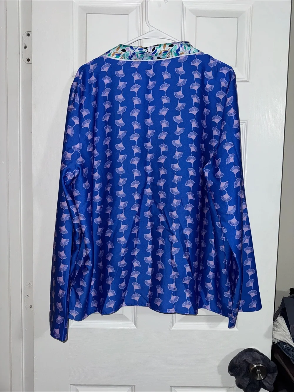 Lilly Pulitzer Royal Blue Palm-Print pajama set